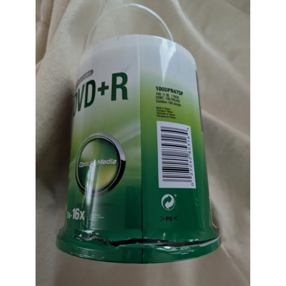 Sony AccuCORE DVD+R 4.7GB 120min 16x Blank 100 Pack Spindle 100DPR47SP‎ NEW